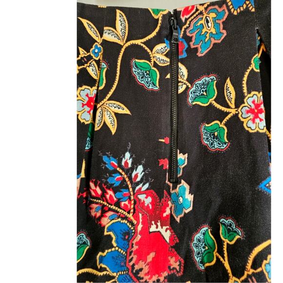 Alice + Olivia Conner Mini Skirt, Pleated, Floral, 98% Cotton, Sz 8 or M - Picture 10 of 11